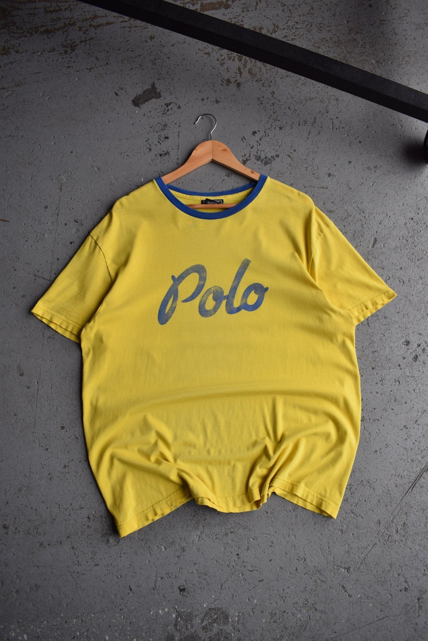 Vintage Polo Sport Ralph Lauren Spellout Tee (L) - Retrospective Store