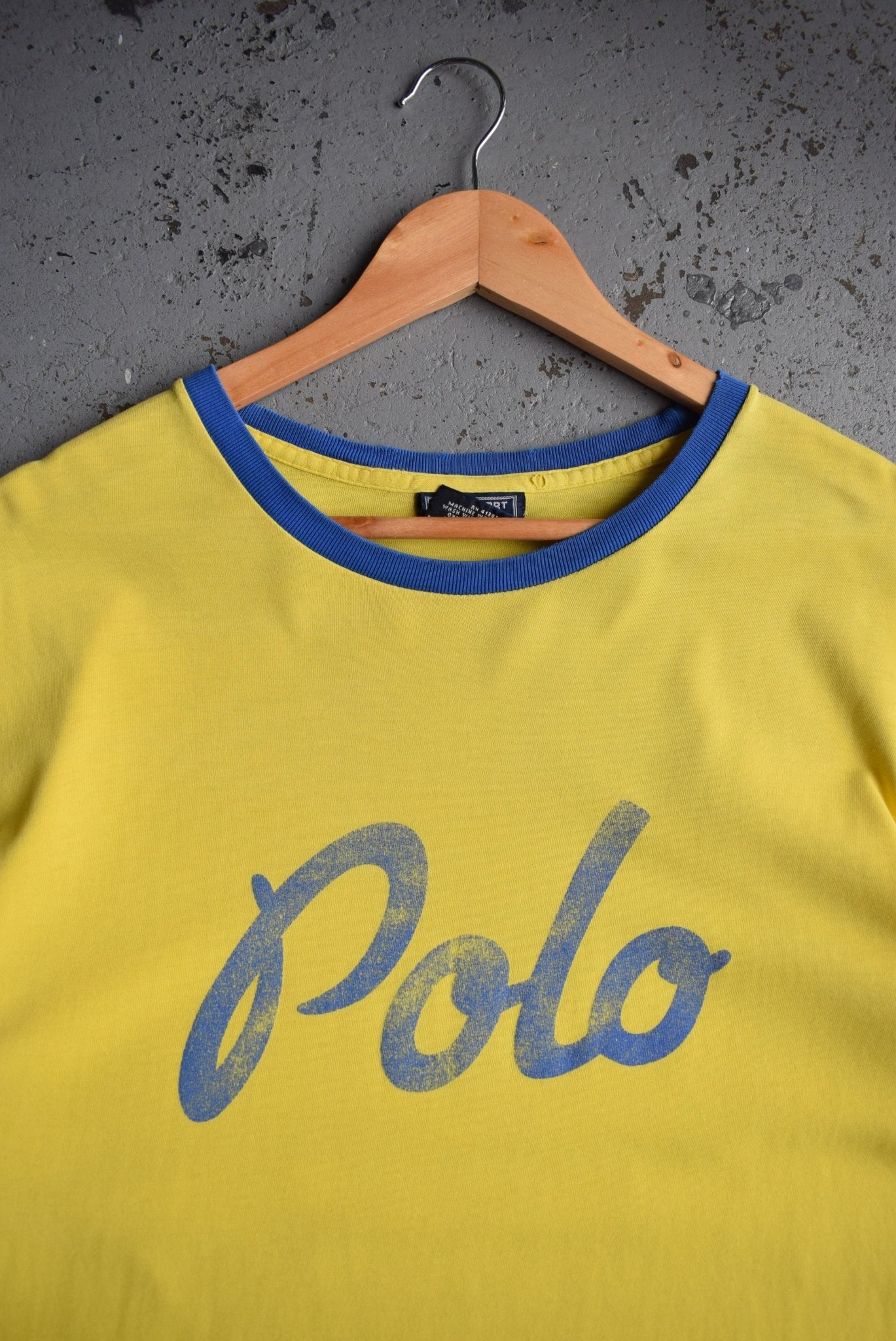 Vintage Polo Sport Ralph Lauren Spellout Tee (L) - Retrospective Store