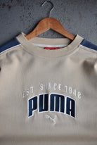 Vintage Puma Embroidered Spellout Crewneck (L) - Retrospective Store