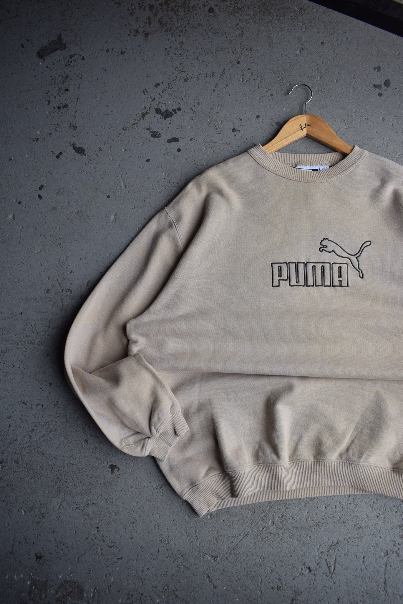 Vintage Puma Embroidered Spellout Crewneck (XXL) - Retrospective Store