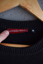 Vintage Quiksilver Classic Logo Embroidered Knit (M) - Retrospective Store
