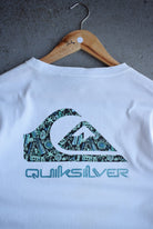 Vintage Quiksilver Classic Logo Long Sleeve Tee (M) - Retrospective Store