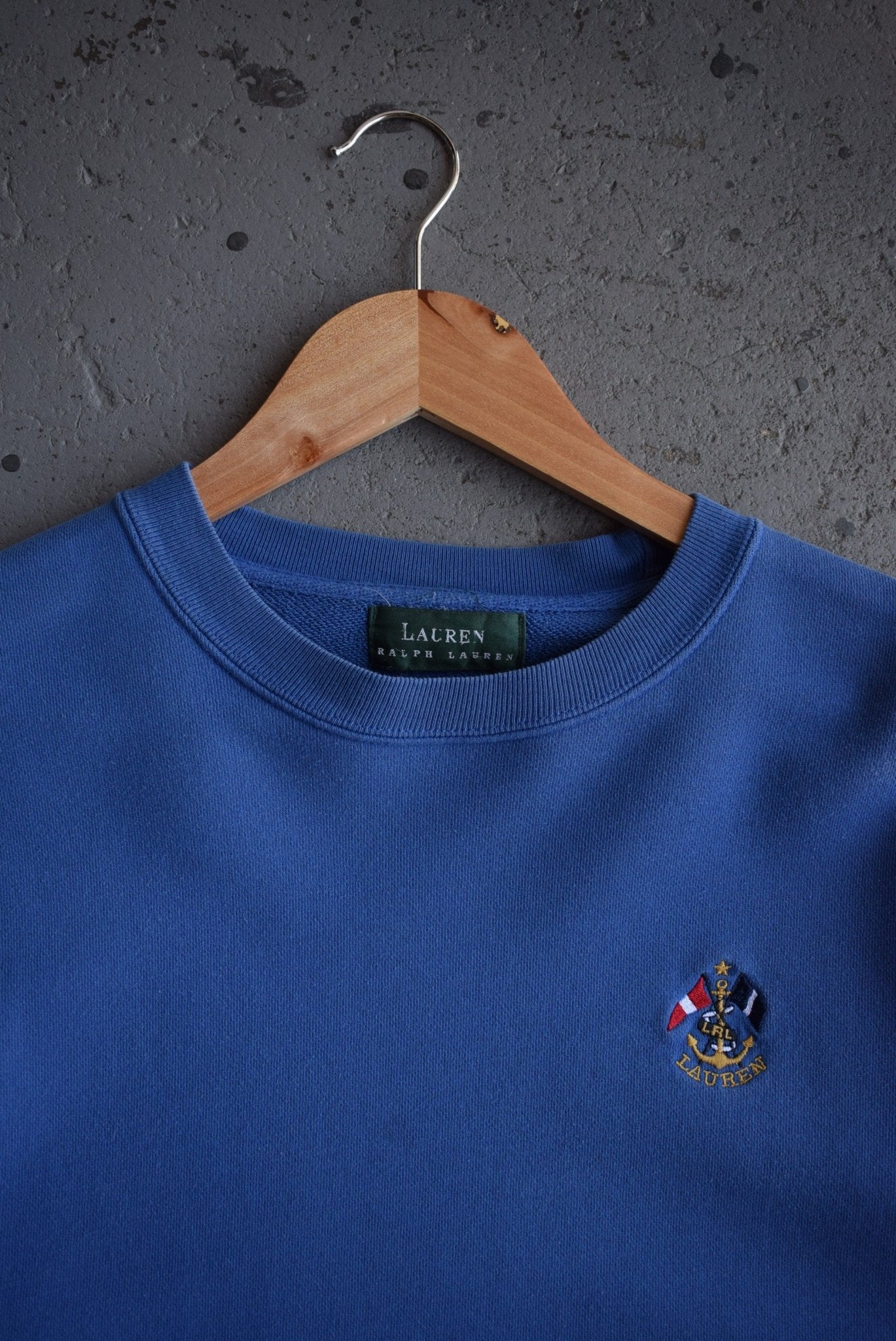 Vintage Ralph Lauren Classic Logo Embroidered Crewneck (M) - Retrospective Store