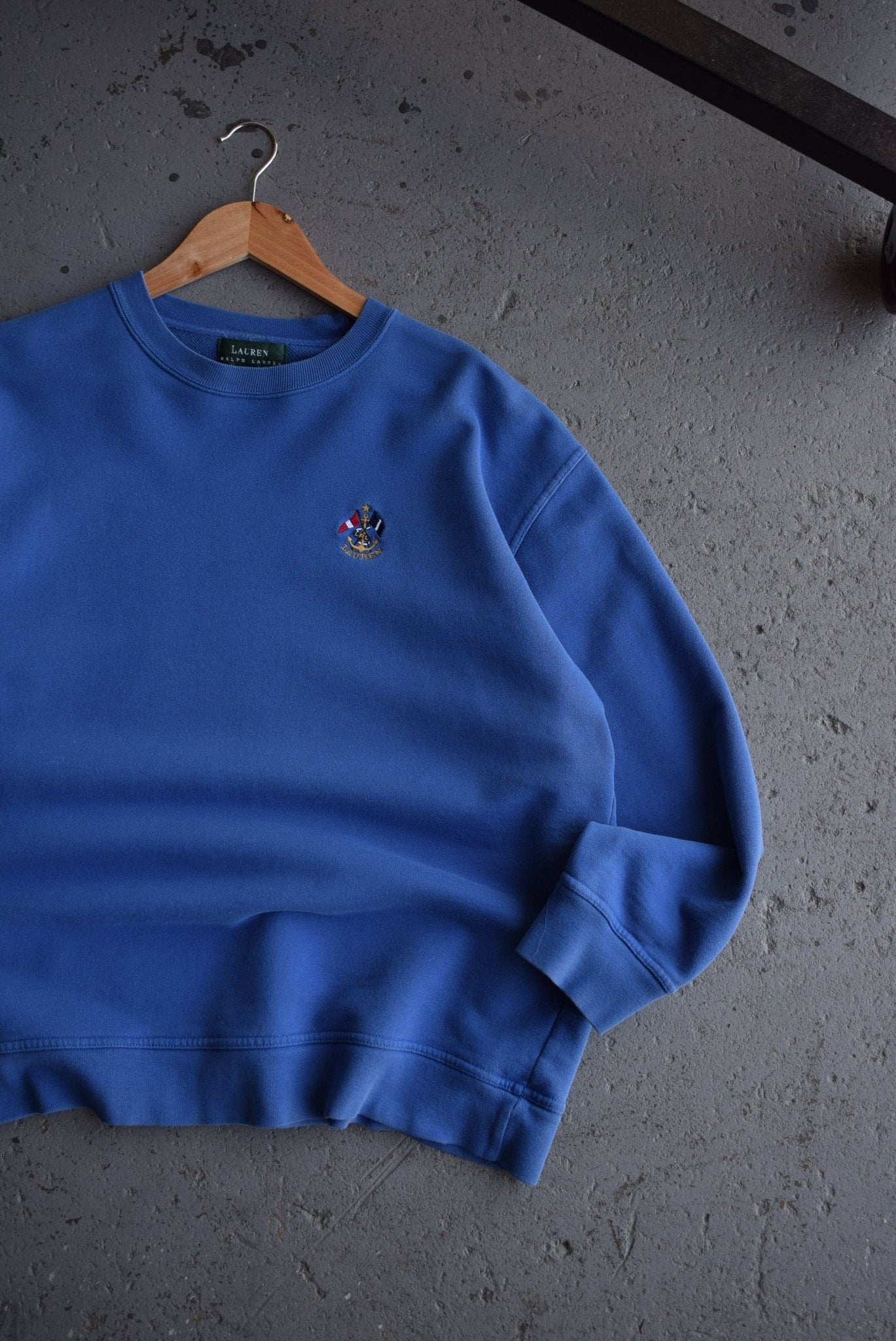 Vintage Ralph Lauren Classic Logo Embroidered Crewneck (M) - Retrospective Store