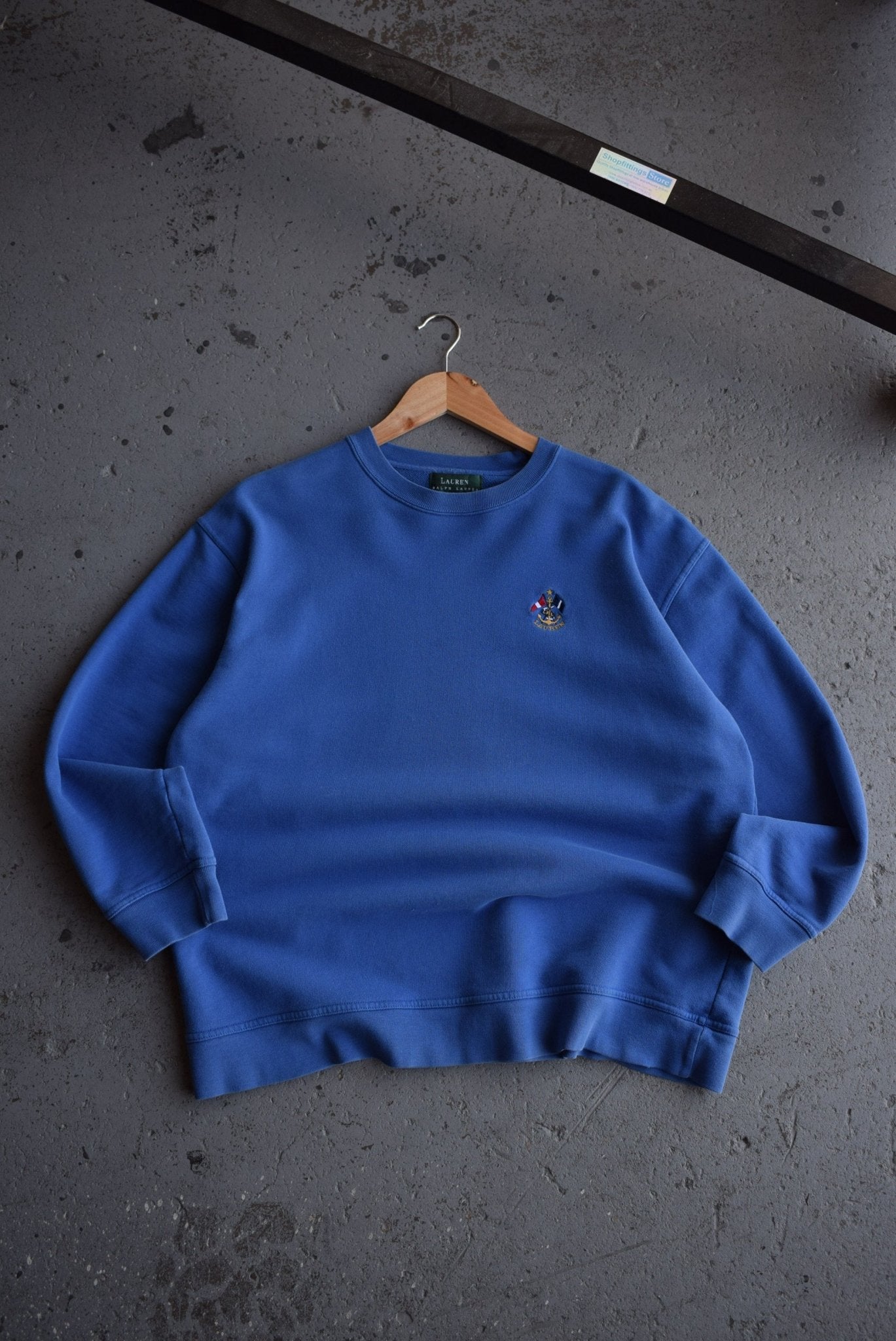Vintage Ralph Lauren Classic Logo Embroidered Crewneck (M) - Retrospective Store