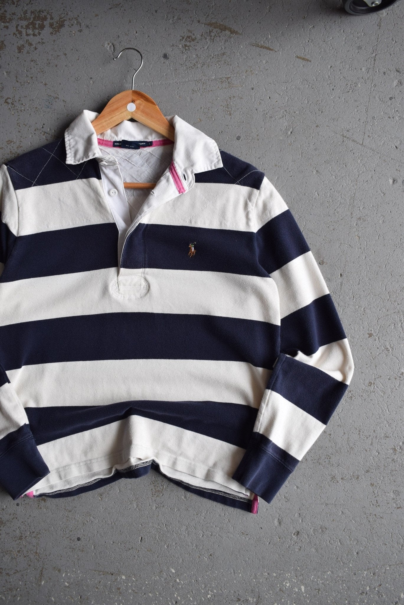 Vintage Ralph Lauren Sport Rugby Polo (Women's L) - Retrospective Store