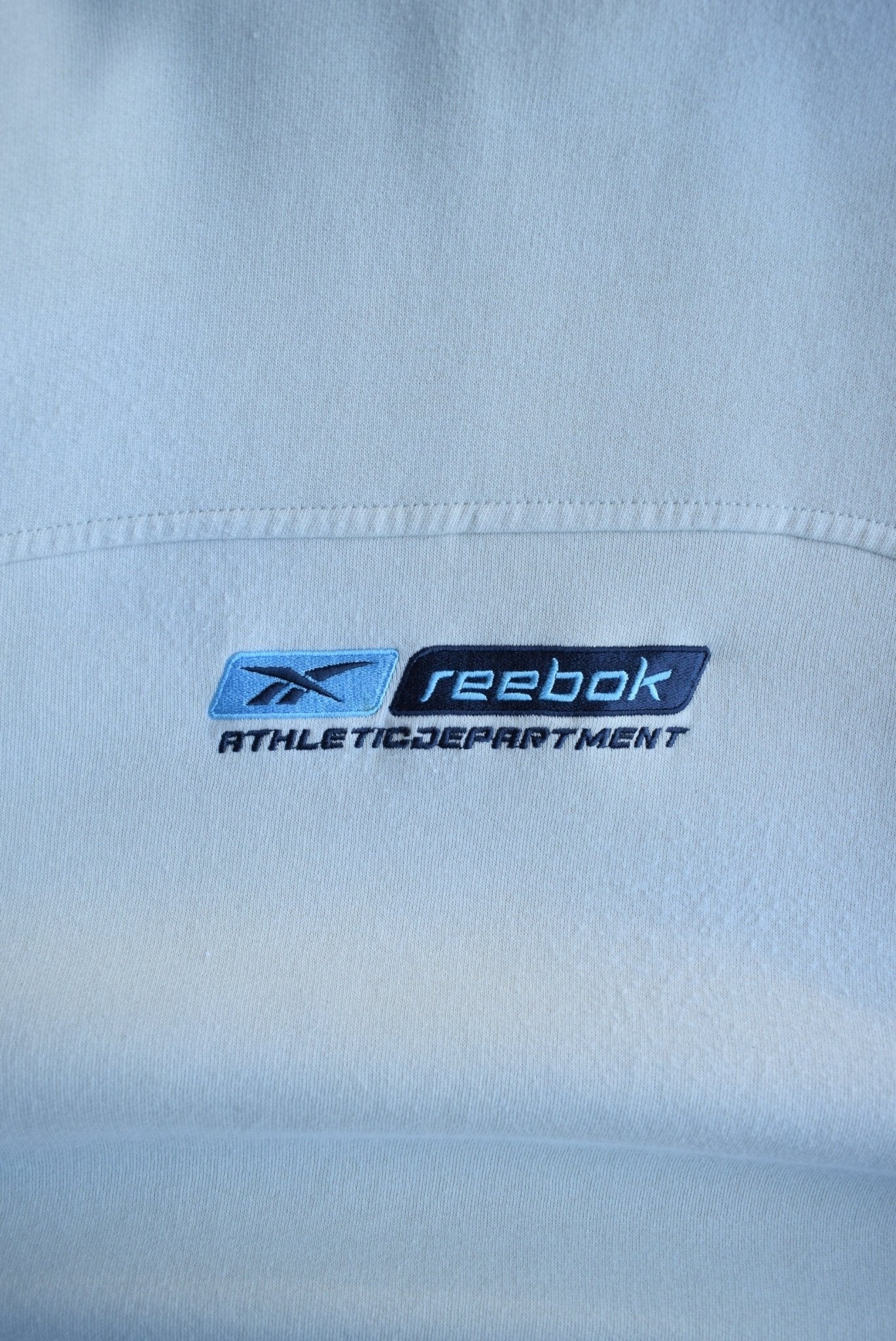 Vintage Reebok Athletic Department Embroidered Spellout Crewneck (M/L) - Retrospective Store