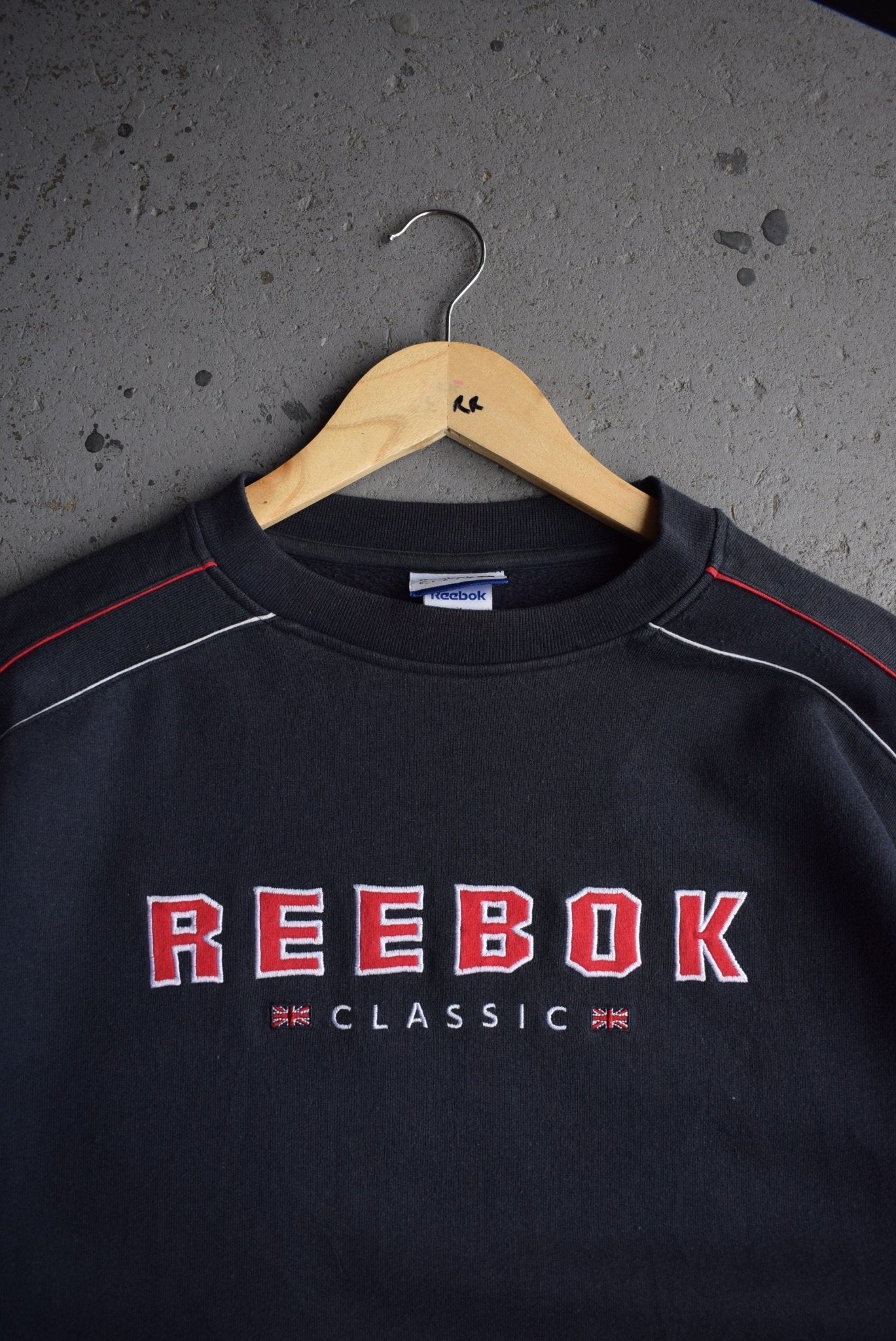 Vintage Reebok Classic Embroidered Spellout Crewneck (XL) - Retrospective Store
