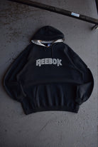 Vintage Reebok Embroidered Spellout Hoodie (XL) - Retrospective Store