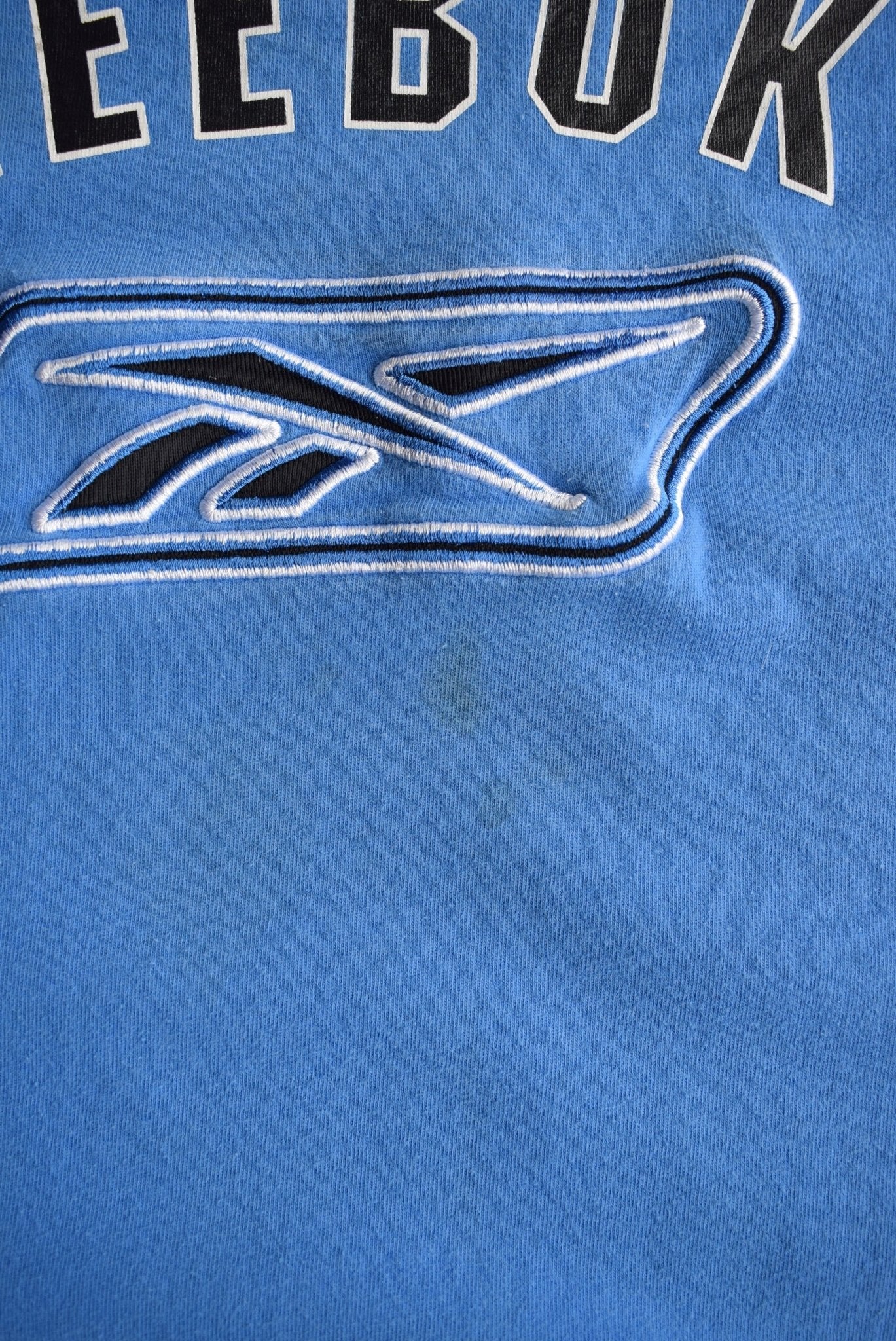 Vintage Reebok Embroidered Spellout Tee (M) - Retrospective Store