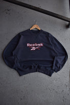 Vintage Reebok Spellout Embroidered Crewneck (M) - Retrospective Store