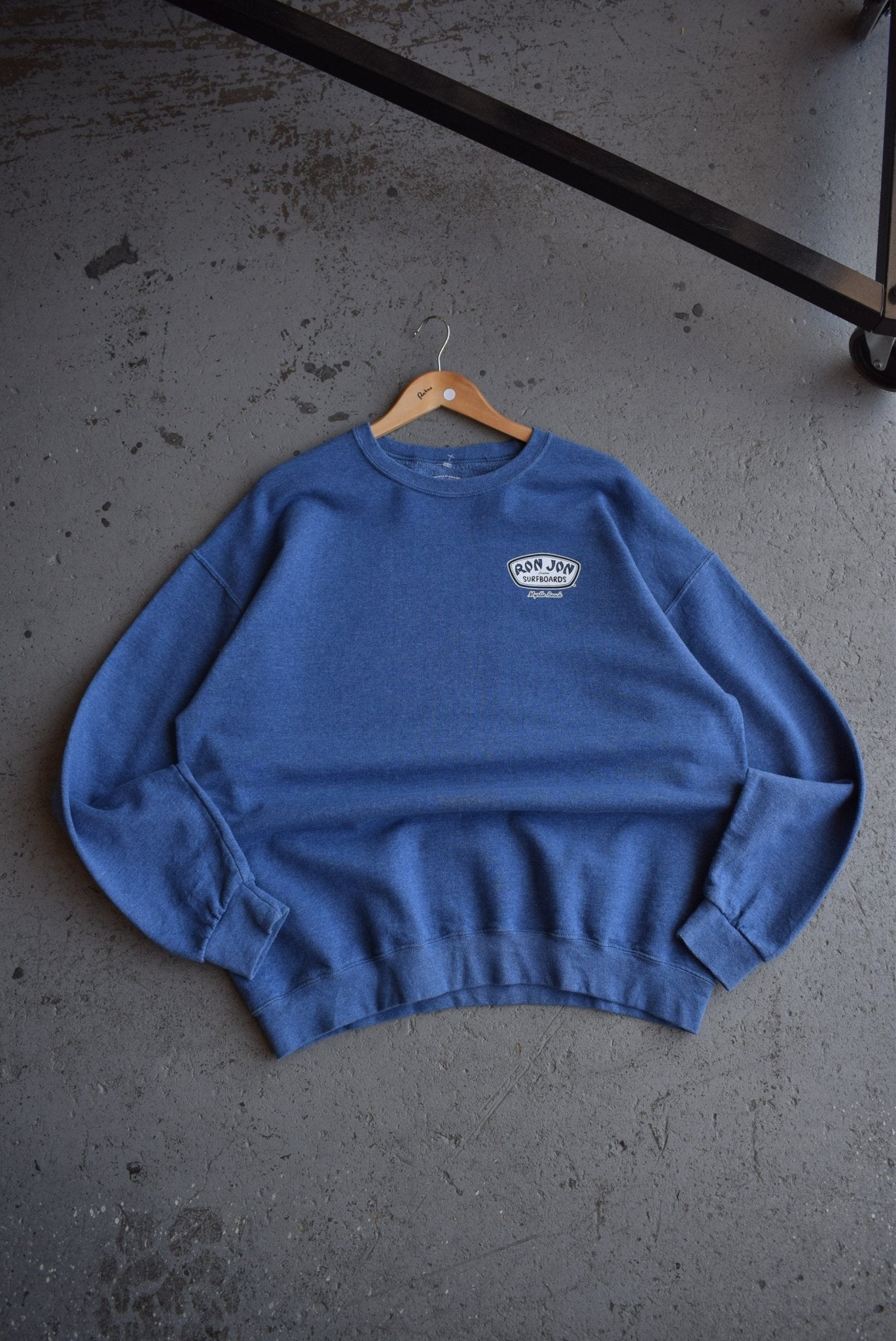 Vintage Ron Jon Surfboards Myrtle Beach Graphic Crewneck (XL) - Retrospective Store
