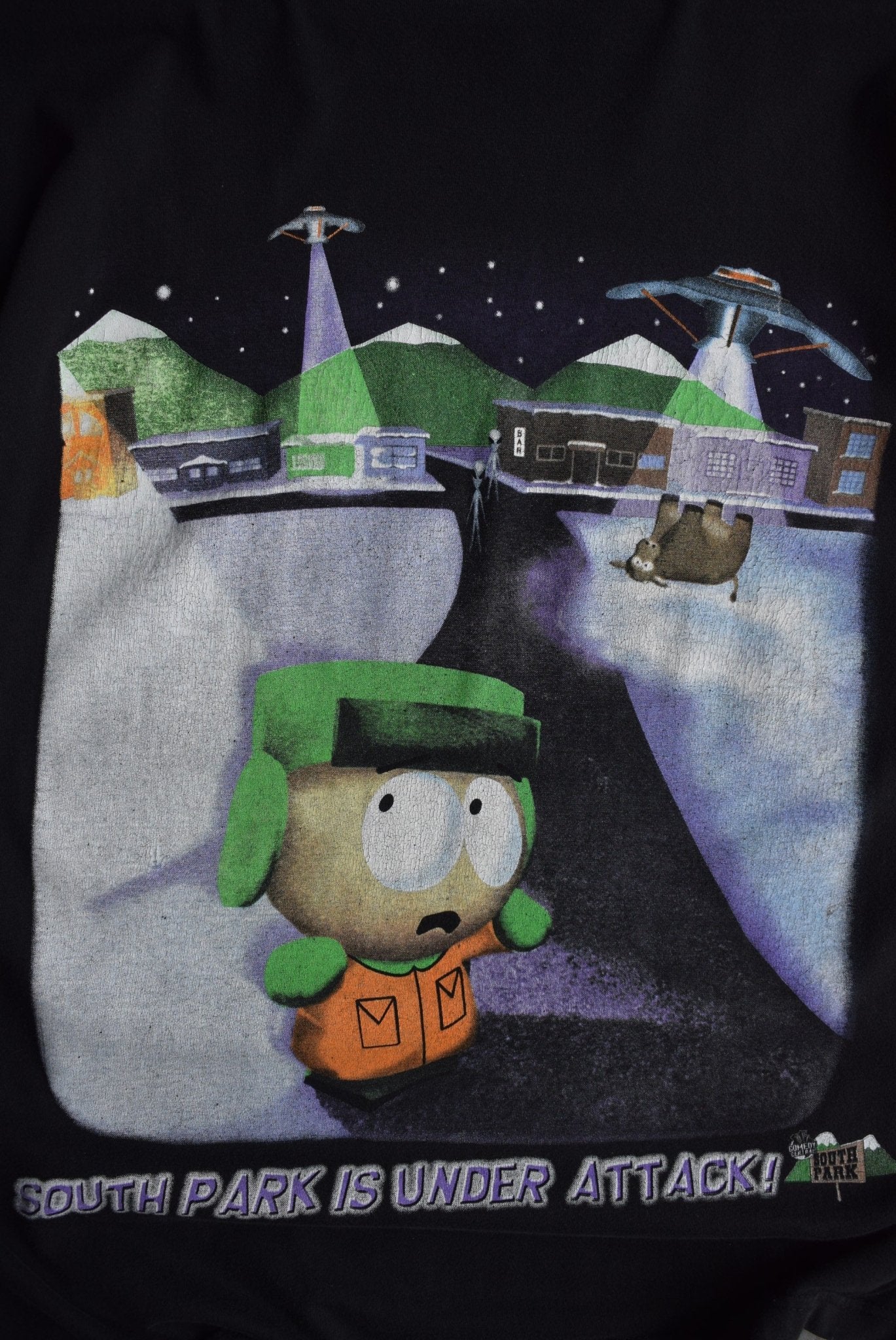 Vintage South Park Is Under Attack Tee (M) - Retrospective Store