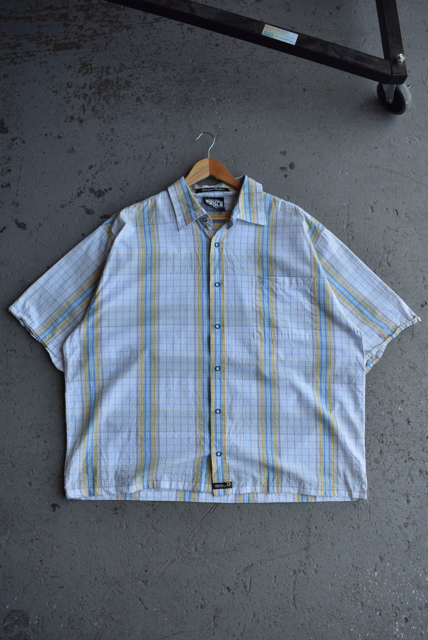Vintage Southpole Cropped Button Up (XL/XXL) - Retrospective Store