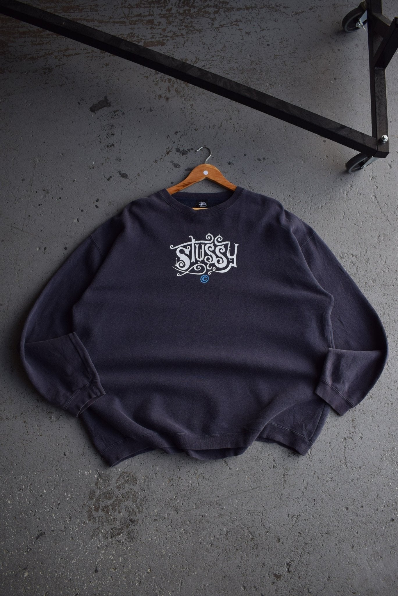 Vintage Stussy Spellout Crewneck (XXL) - Retrospective Store