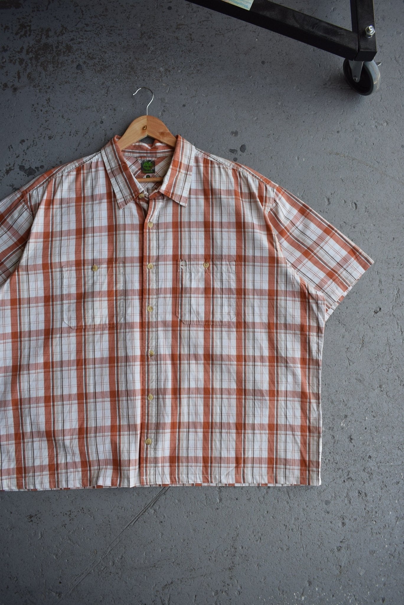 Vintage Timberland Cropped Button Up (XXL) - Retrospective Store
