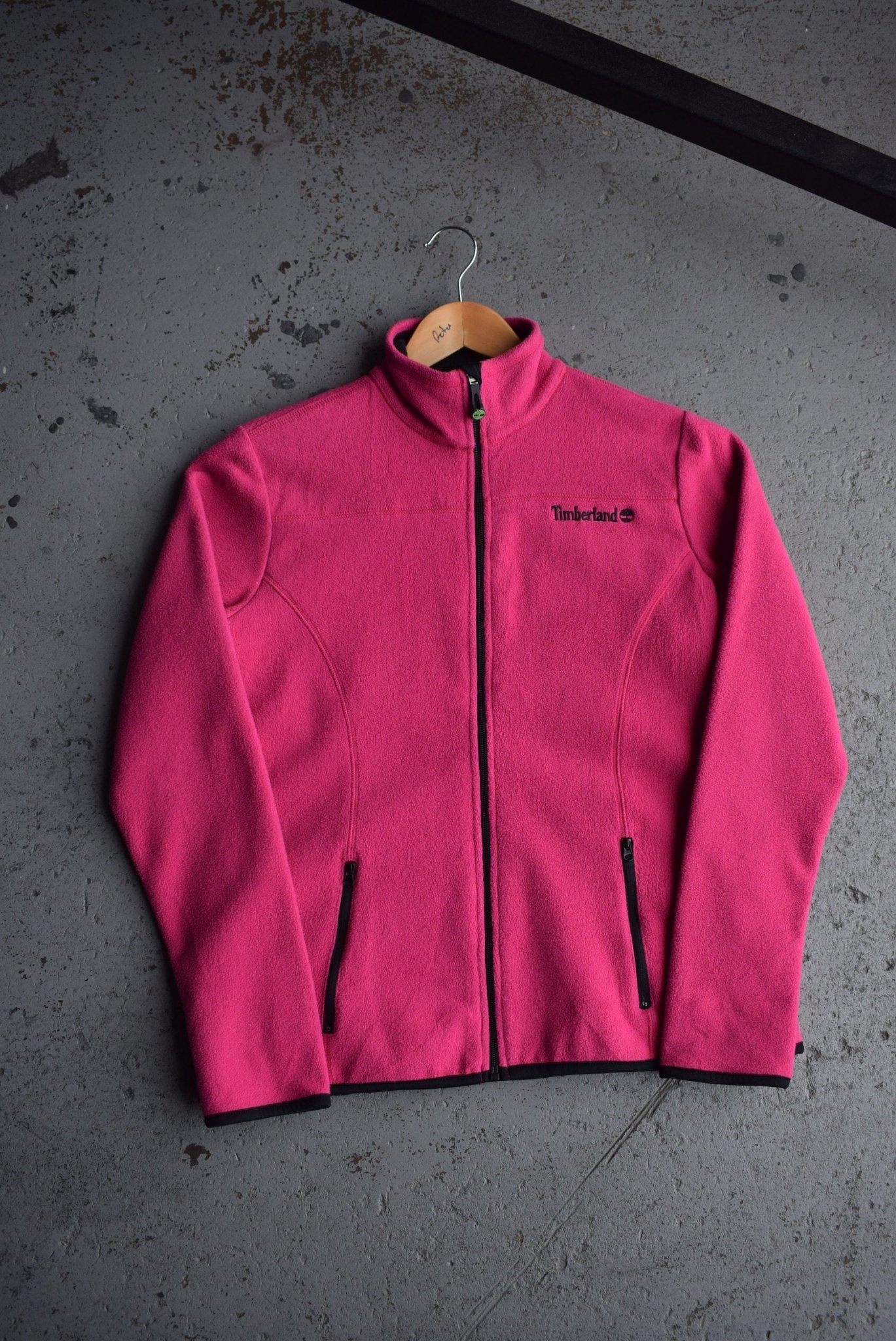 Vintage Timberland Spellout Fleece Jacket (S) - Retrospective Store