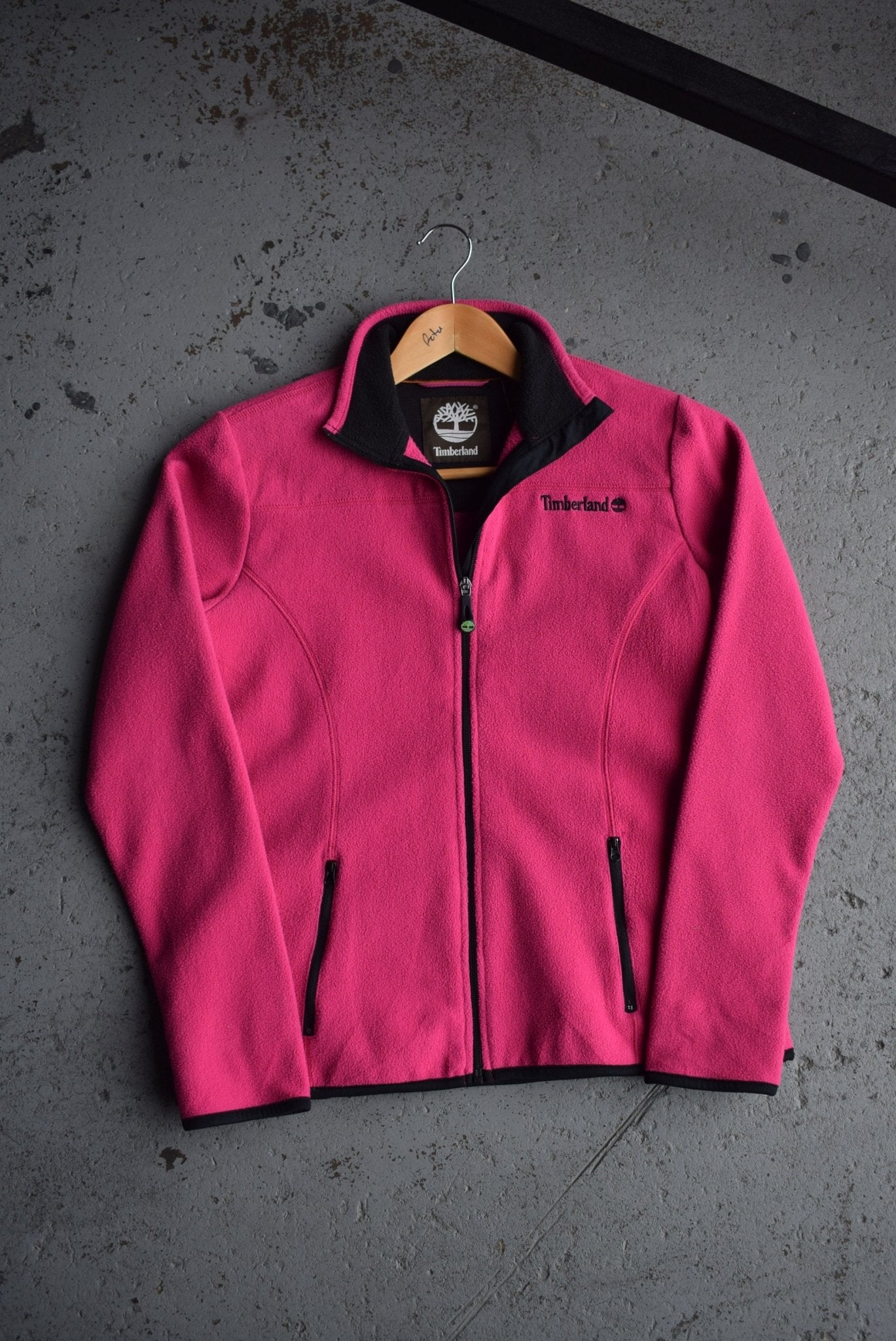 Vintage Timberland Spellout Fleece Jacket (S) - Retrospective Store