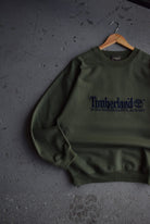 Vintage Timberland Weathergear Spellout Embroidered Crewneck (M/L) - Retrospective Store