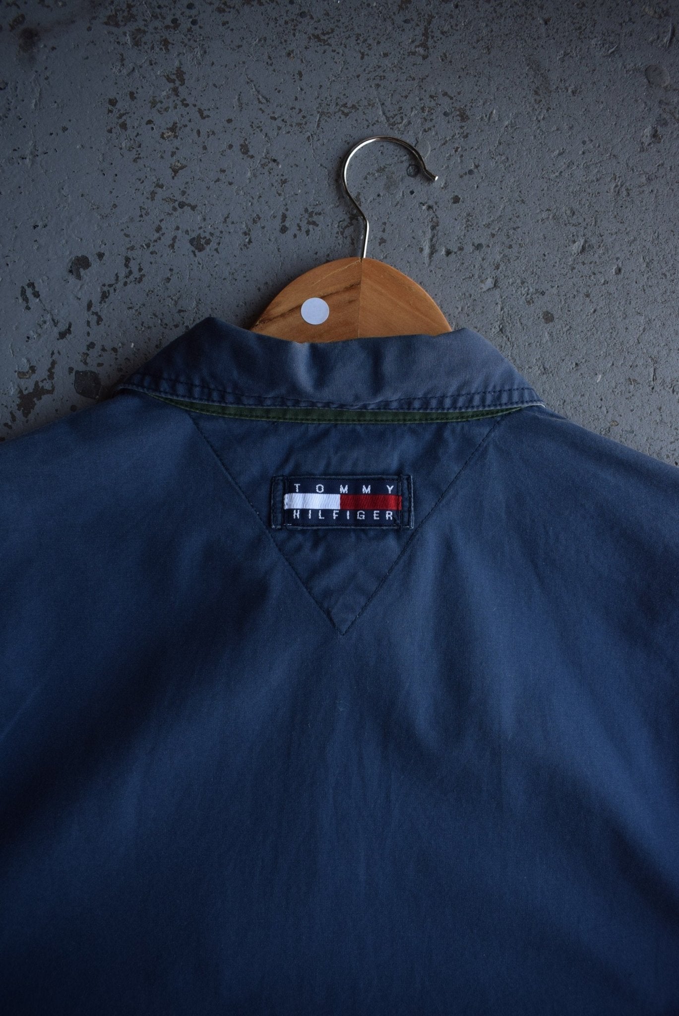 Vintage Tommy Hilfiger Classic Logo Embroidered Harrington Jacket (L) - Retrospective Store