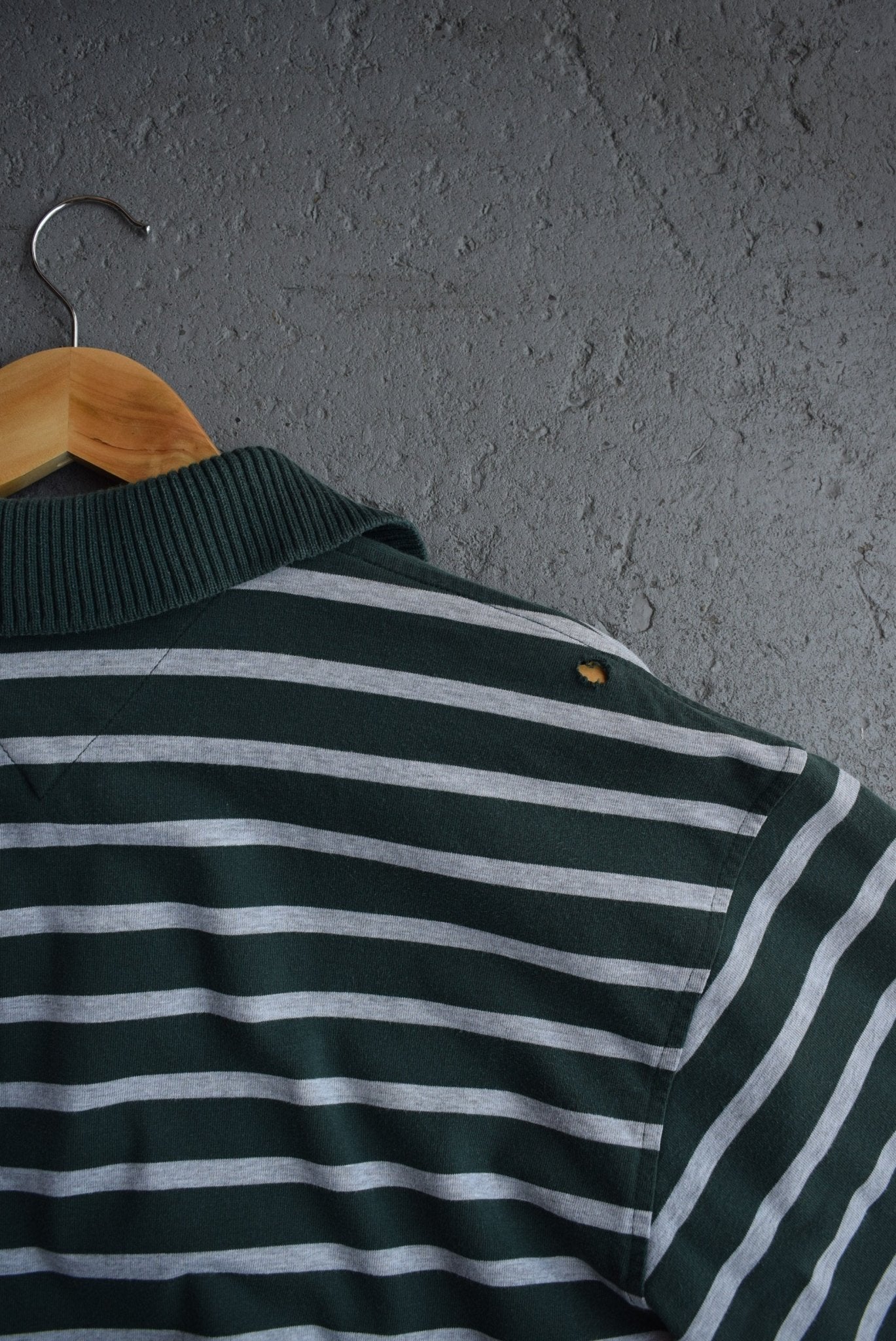 Vintage Tommy Hilfiger Classic Logo Embroidered Rugby Polo (L) - Retrospective Store