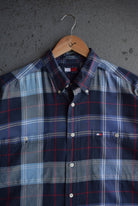 Vintage Tommy Hilfiger Cropped Button Up (XL) - Retrospective Store