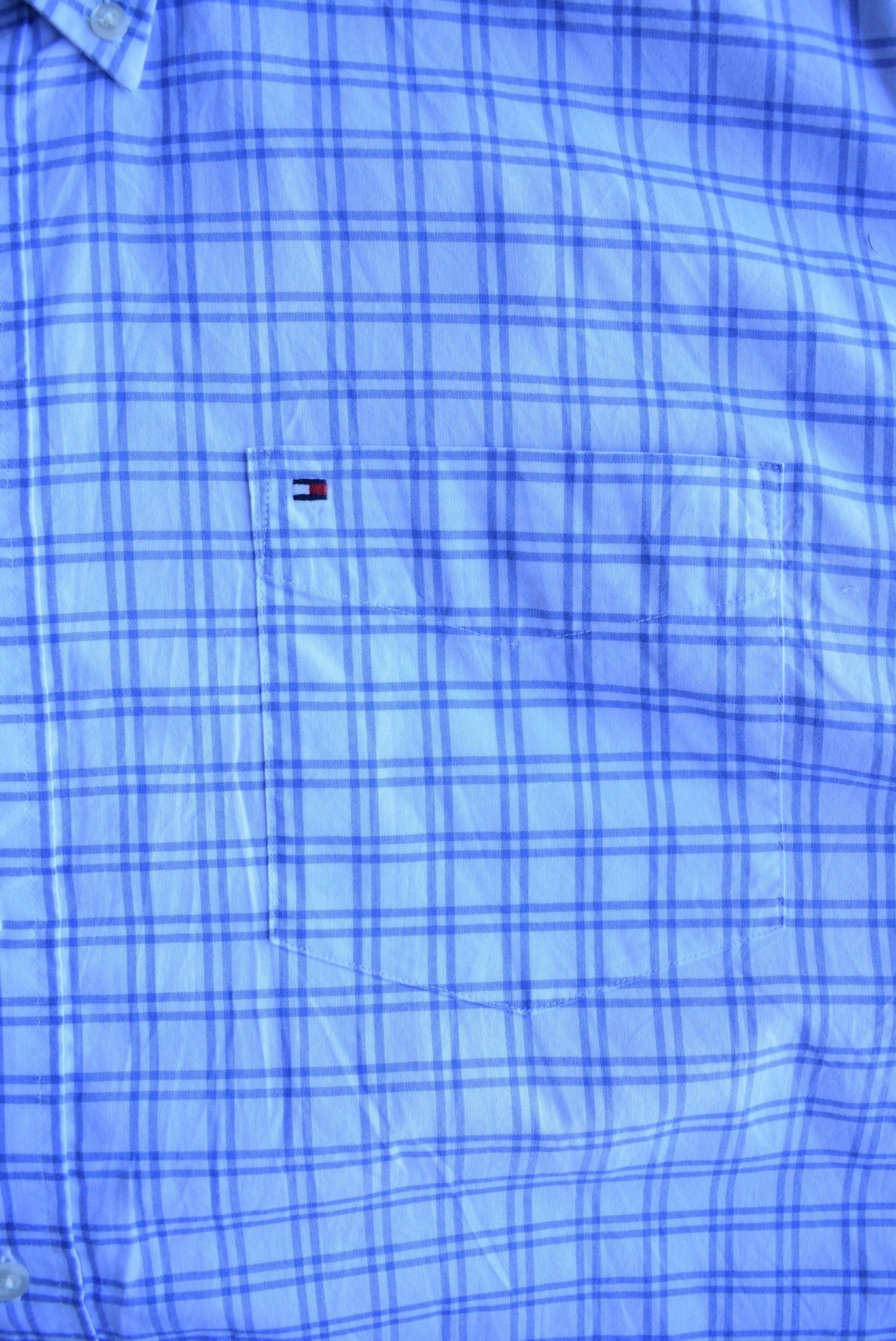 Vintage Tommy Hilfiger Cropped Button Up (XL) - Retrospective Store