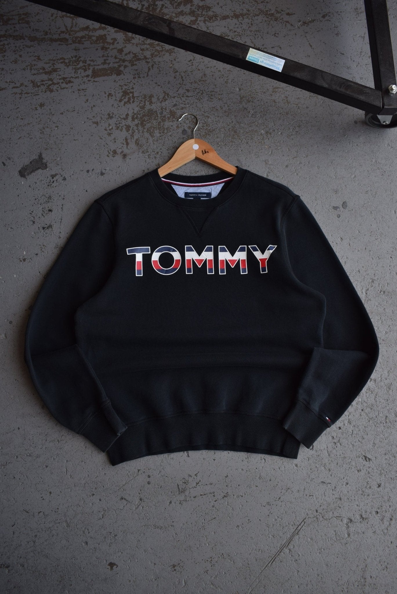 Vintage Tommy Hilfiger Spellout Crewneck (M) - Retrospective Store
