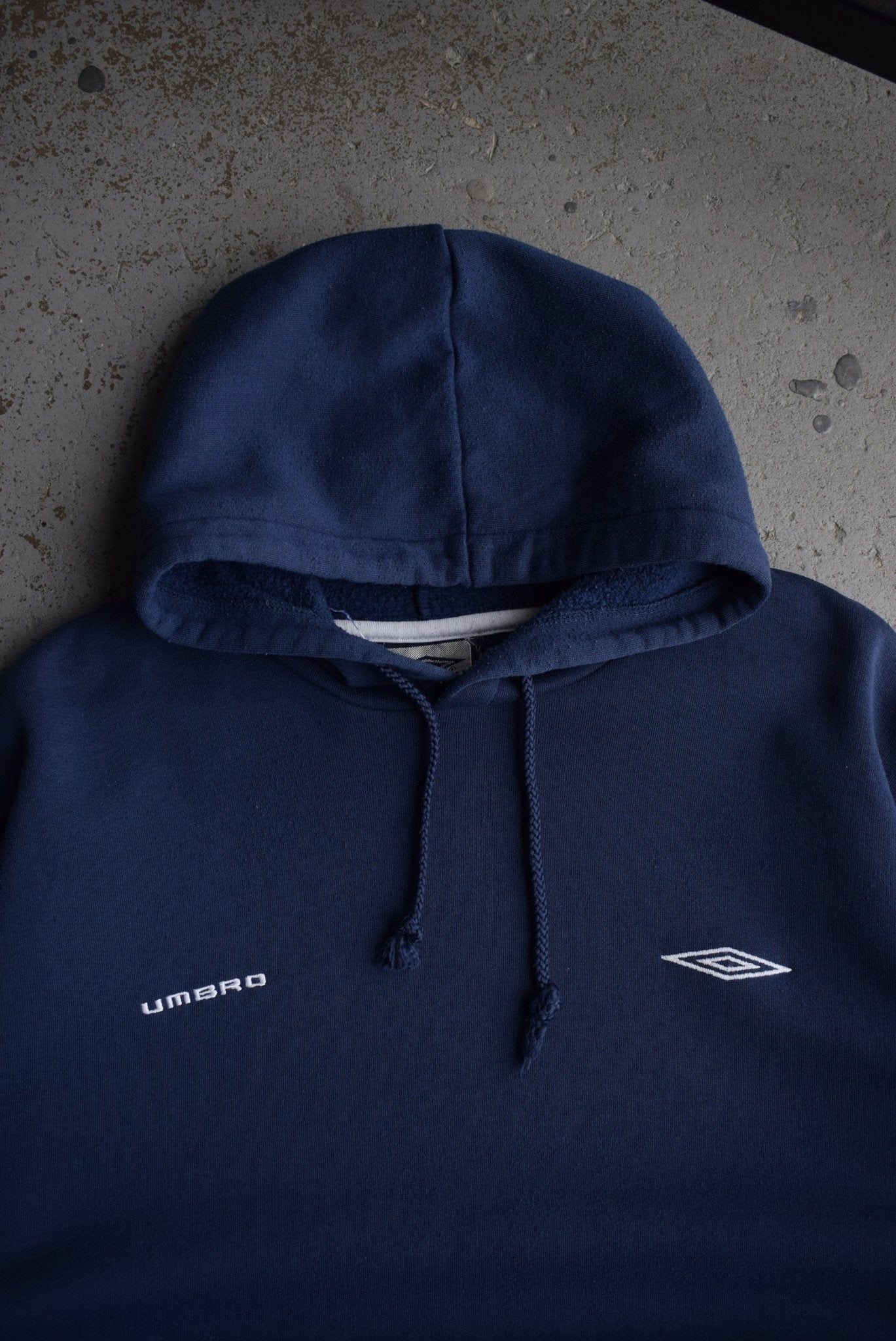 Vintage Umbro Classic Logo Embroidered Hoodie (M) - Retrospective Store