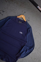 Vintage Umbro Classic Logo Embroidered Long Sleeve Tee (M) - Retrospective Store