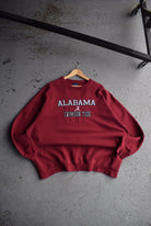 Vintage University of Alabama Crimson Tide Embroidered Crewneck (XXL) - Retrospective Store