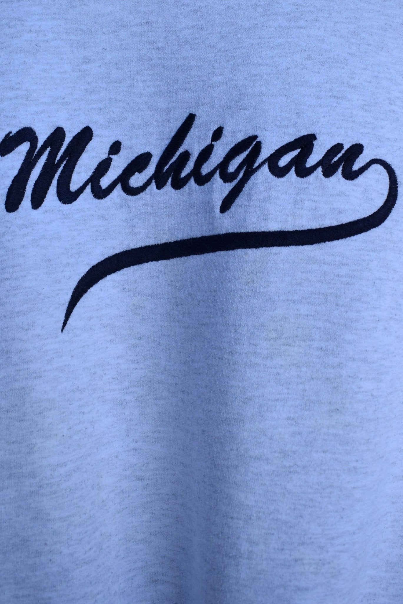 Vintage University of Michigan Embroidered Crewneck (M) - Retrospective Store