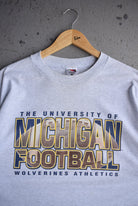 Vintage University of Michigan Football Tee (XL) - Retrospective Store