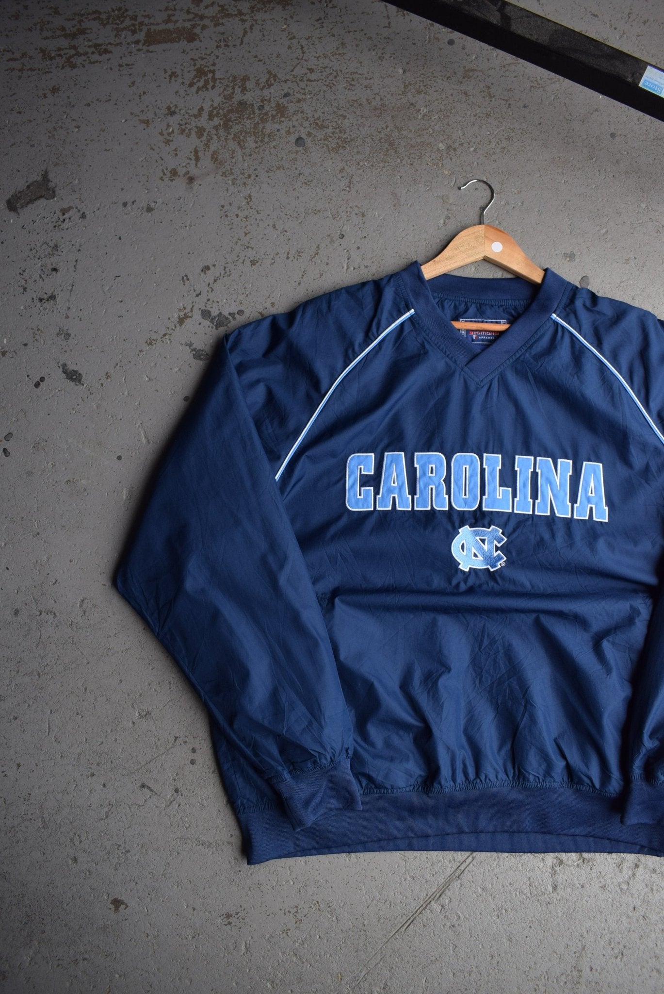 Vintage University of North Carolina Embroidered Pullover Jacket (L) - Retrospective Store
