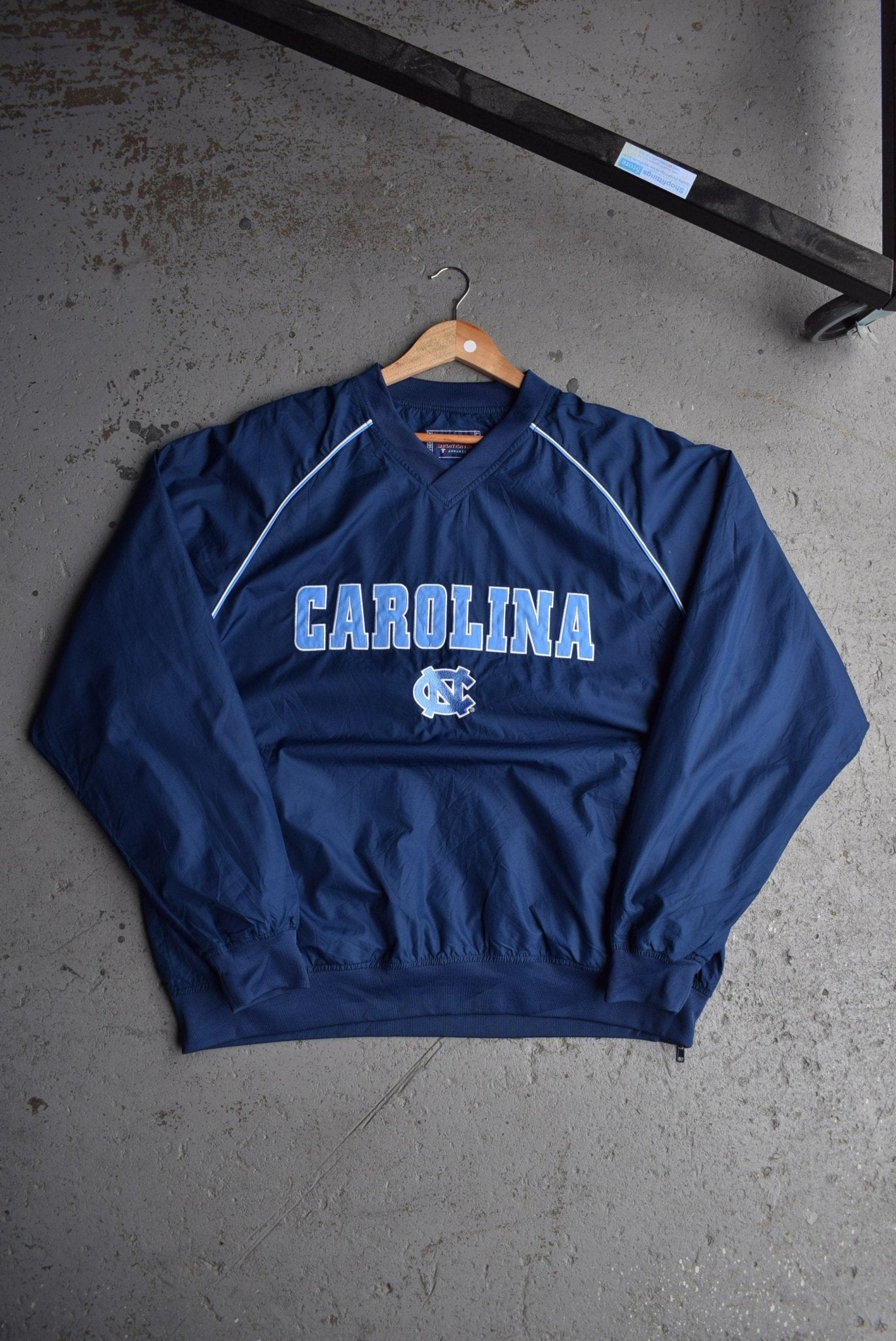 Vintage University of North Carolina Embroidered Pullover Jacket (L) - Retrospective Store