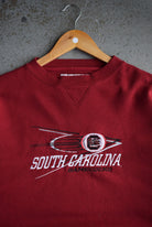 Vintage University of South Carolina Gamecocks Embroidered Crewneck (XL) - Retrospective Store