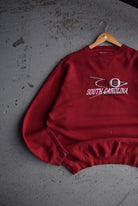 Vintage University of South Carolina Gamecocks Embroidered Crewneck (XL) - Retrospective Store