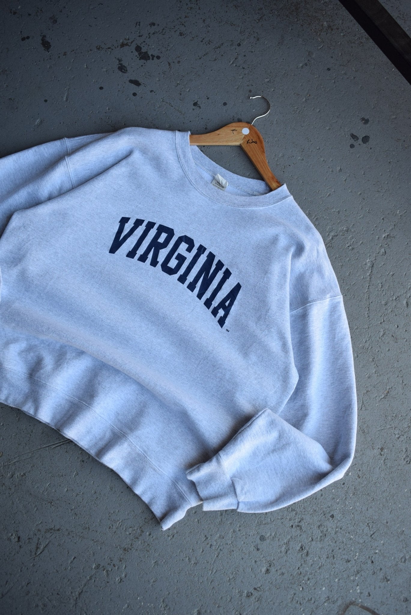 Vintage University of Virginia Spellout Crewneck (L) - Retrospective Store