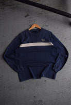 Vintage Vans Classic Logo Embroidered Long Sleeve Tee (M) - Retrospective Store