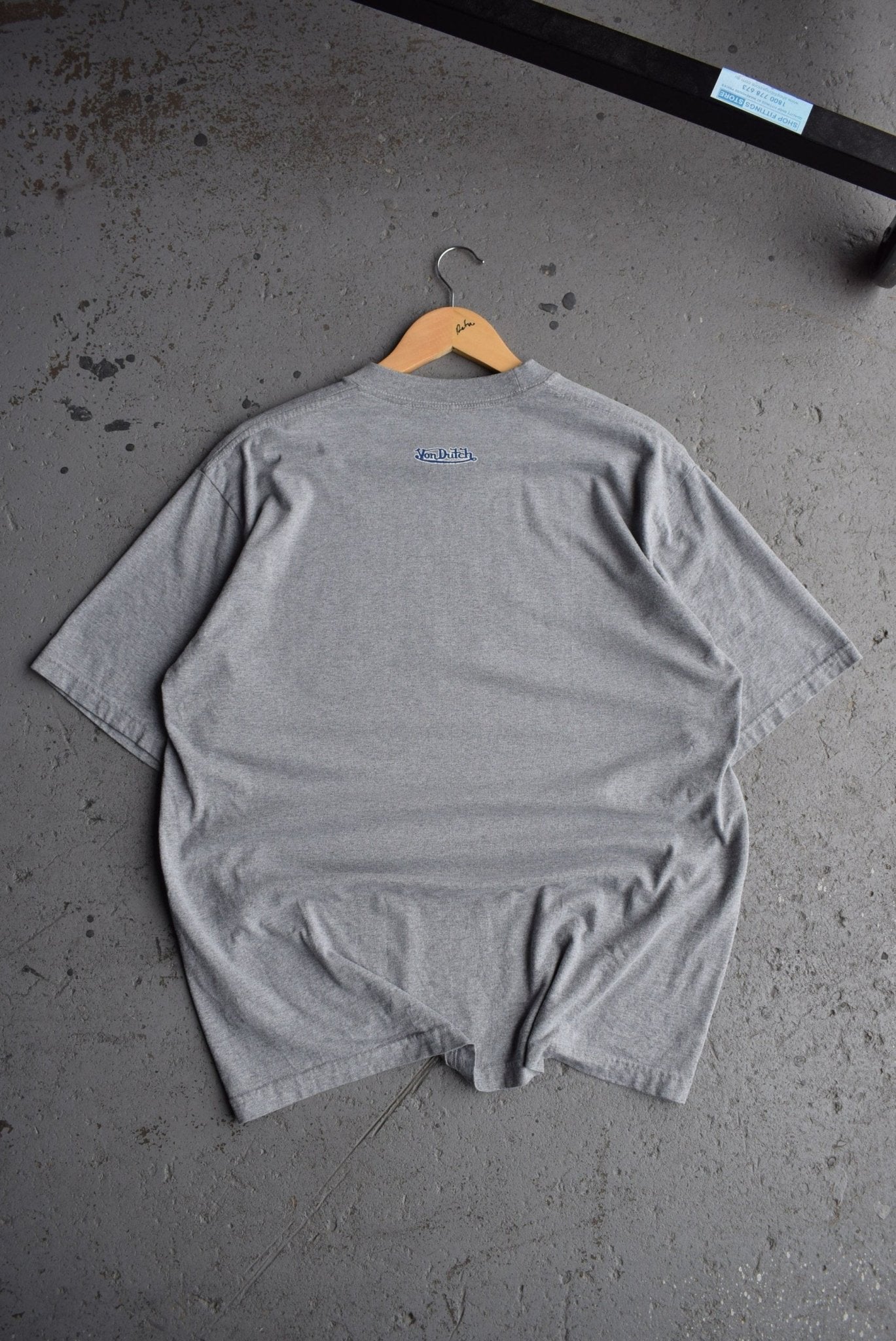 Vintage Von Dutch Spellout Tee (L) - Retrospective Store