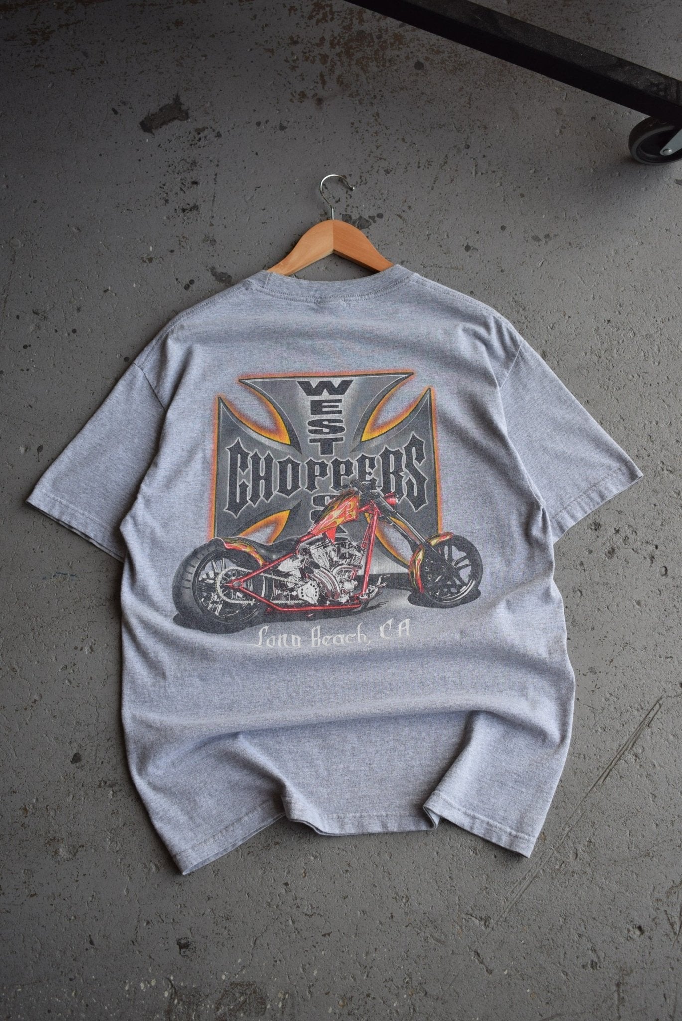 Vintage West Coast Choppers Long Beach Tee (L) - Retrospective Store