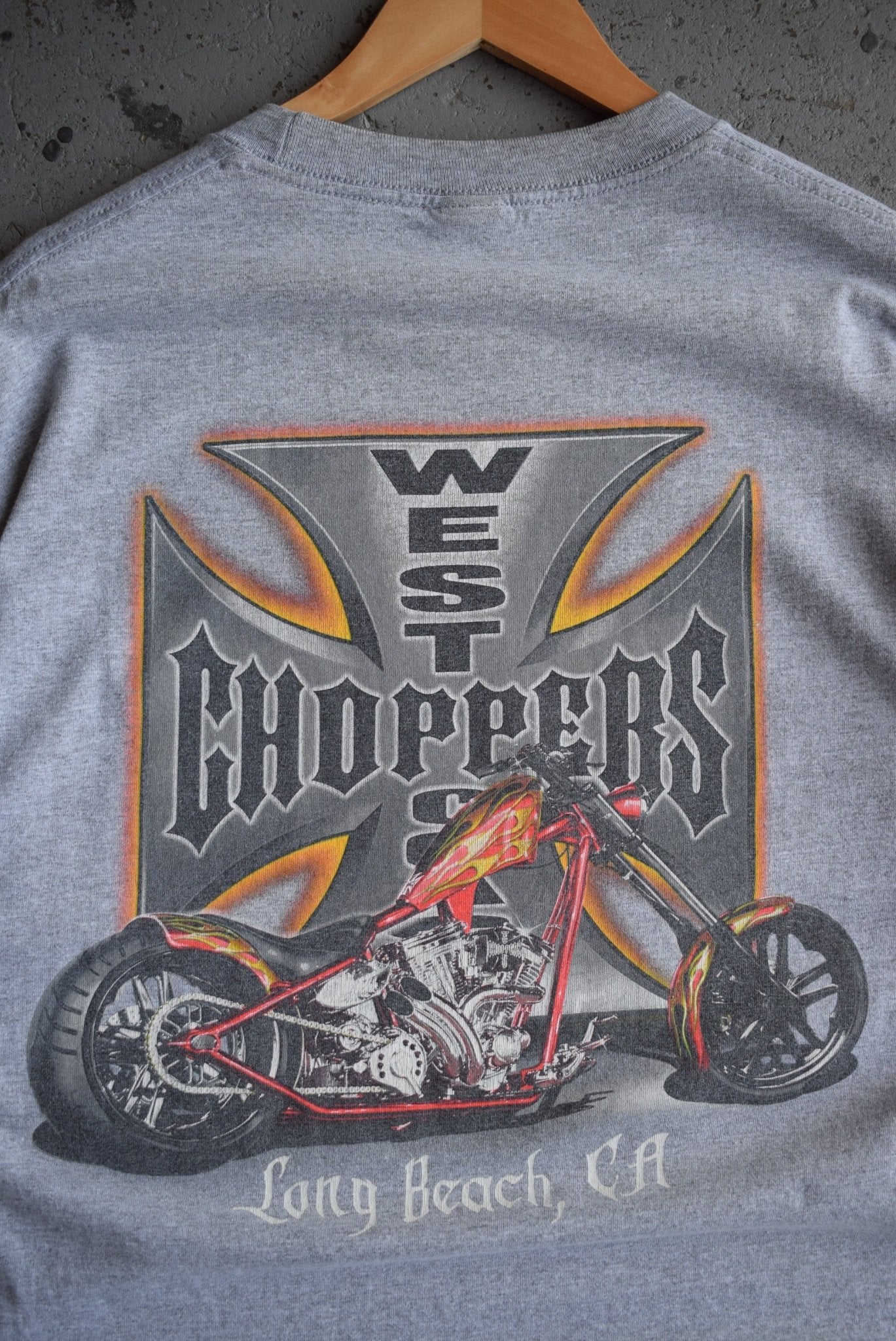 Vintage West Coast Choppers Long Beach Tee (L) - Retrospective Store