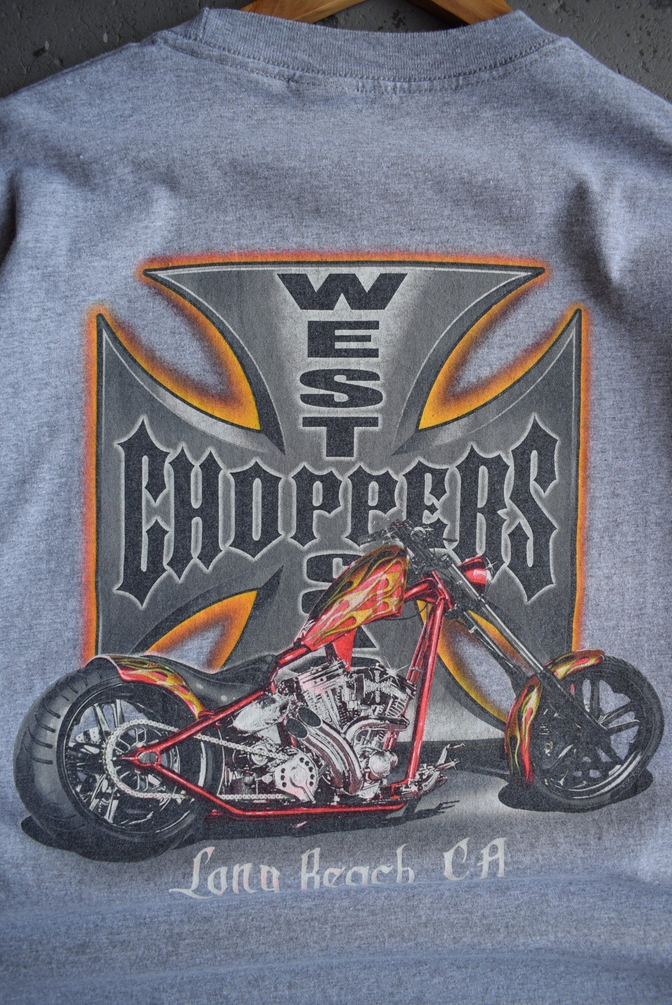 Vintage West Coast Choppers Long Beach Tee (XL) - Retrospective Store