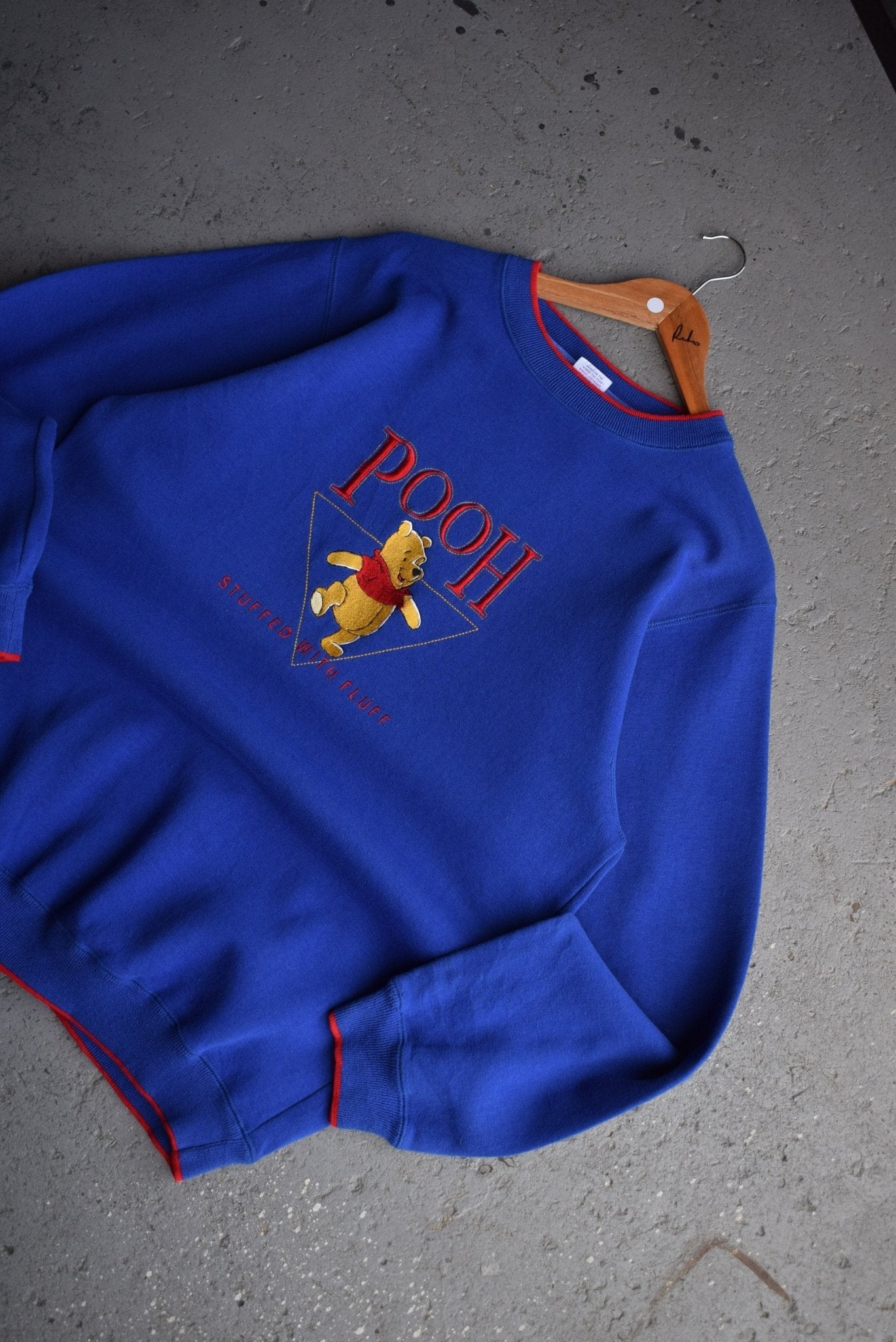 Vintage Winnie The Pooh Embroidered Crewneck (L) - Retrospective Store