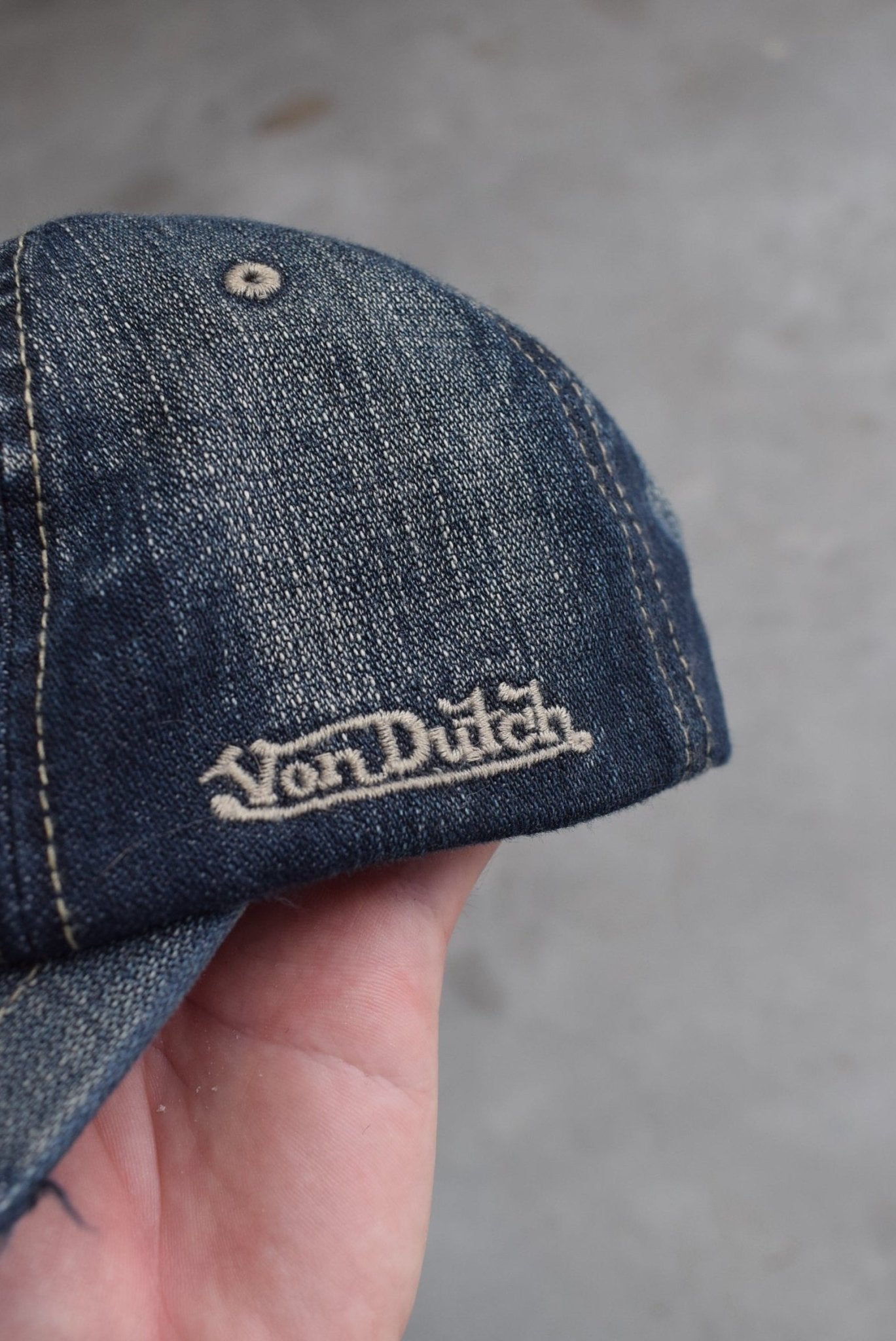 Von Dutch Embroidered Hat — 1990s - Retrospective Store