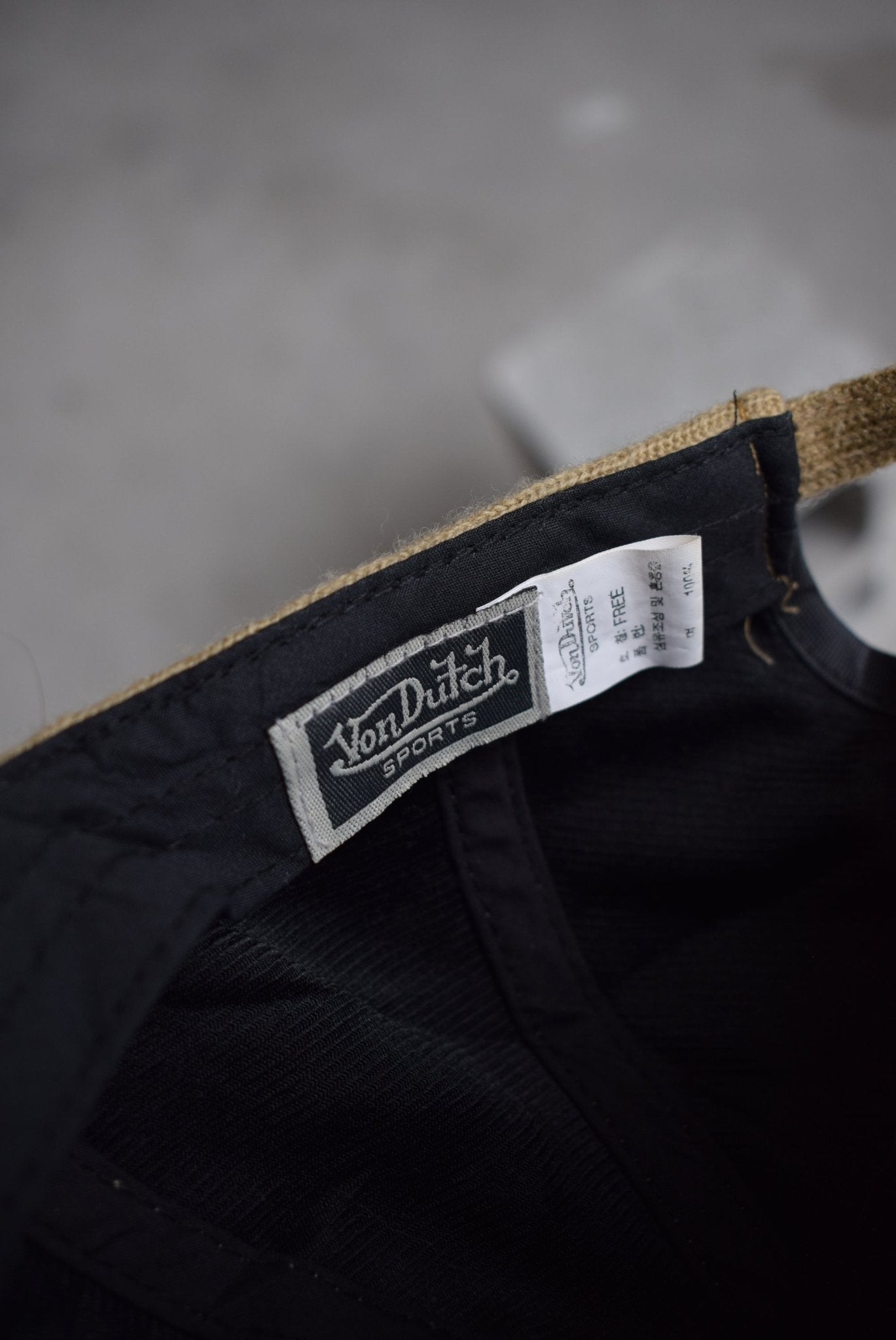 Von Dutch Embroidered Hat — 1990s - Retrospective Store