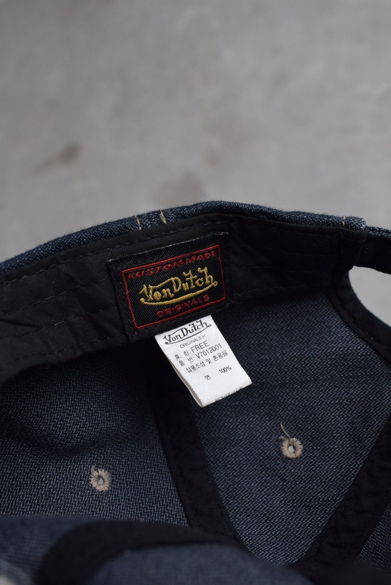 Von Dutch Embroidered Hat — 1990s - Retrospective Store