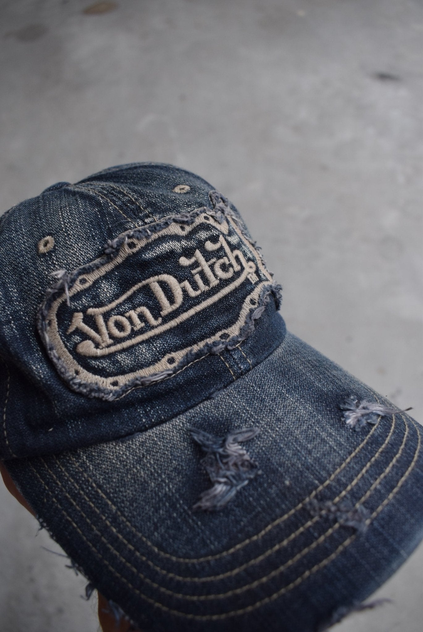 Von Dutch Embroidered Hat — 1990s - Retrospective Store