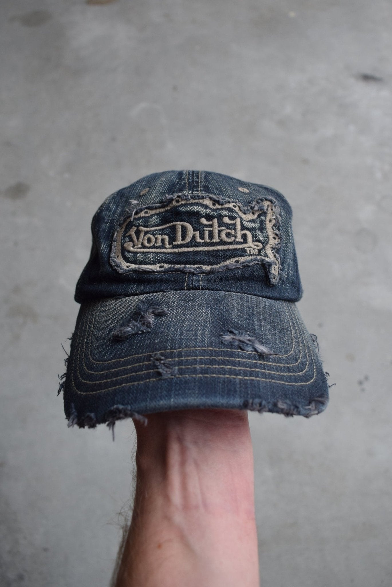 Von Dutch Embroidered Hat — 1990s - Retrospective Store
