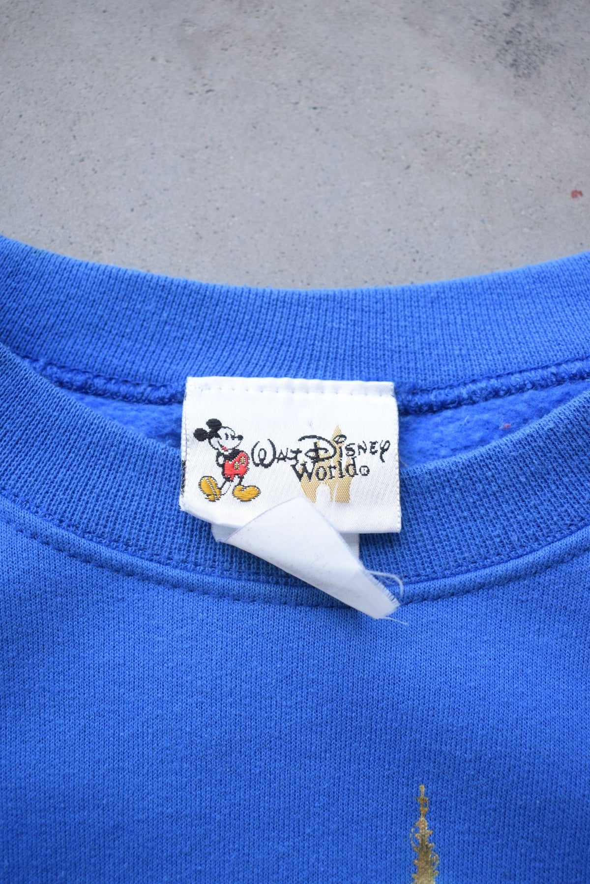 Walt Disney World Blue Graphic Crewneck — 2000s (M) - Retrospective Store